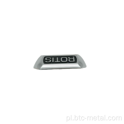 Niestandardowy metalowy kabina znamionowa StandBlasting anodowane aluminiowe logo Płyta nazwy